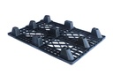 Palette ONE WAY légère XE PP Recycled Quality EURO 4 Plateau perforé 9 pieds