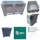 Contenair de transport (PALOX) - Closed -100*120*76 cm - 4 pieds