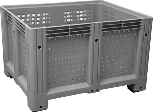 [CON002] Contenair de transport (PALOX) - perforé -100*120*76 cm 4 pieds 