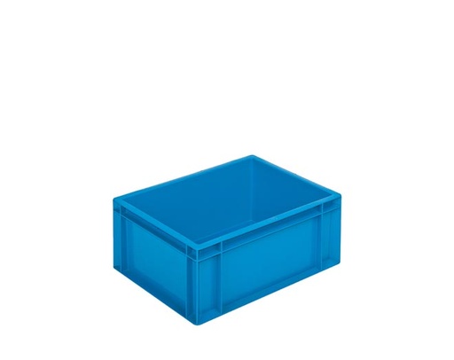 PLASTIC CRATE H-3211 D / Dimensions 300X200X120 mm Grey Recycle