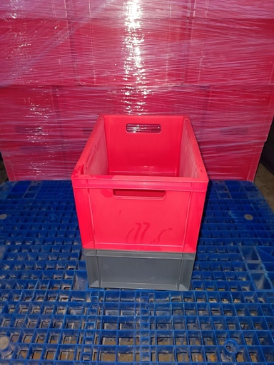 [CR020R] PLASTIC CRATE HP-4322 D / Dimensions 400X300X220 mm 